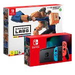 Nintendo Switch Neon Red-Blue plus Nintendo Labo Robot kit