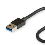 Hub USB StarTech HB30A4AIB, USB Type-A, 4 porturi USB Type-A Negru
