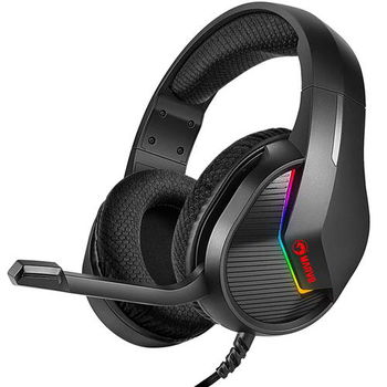 Casti Gaming MARVO H8618 Black, stereo, USB, negru