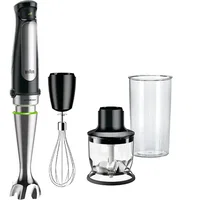 Mixer vertical Braun MQ7025X, 1000 W, viteza variabila Easy SmartSpeed, Tocator 350 ml, Tel, Pahar gradat 600 ml, Negru