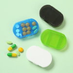 Set de 4 organizatoare pentru medicamente Hanaiette, plastic, multicolor, 