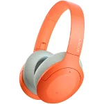 Casti Over the Ear Sony WH-H910ND, Wireless, Bluetooth, Noise cancelling, Microfon, Autonomie 35 ore, Portocaliu