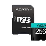 Card de Memorie MicroSD Adata 256GB, Adaptor SD, Class 10, ADATA