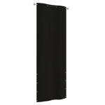 Paravan de balcon vidaXL, negru, 80 x 240 cm, tesatura oxford, 0.61 kg