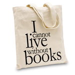 Sacosa I Cannot live without books, LibHumanitas