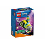 LEGO City - Motocicleta de cascadorie cibernetica 60358, 13 piese, Lego