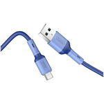 Cablu Date si Incarcare HOCO, X65 Prime, USB la MicroUSB, 1m, 2.4A, Bleu