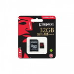 Card de memorie Kingston MicroSDHC Canvas React 32GB Class 10 100R UHS I U3 V30 Adaptor, Nova Line M.D.M.