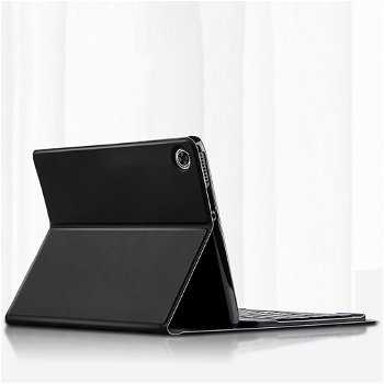 Husa cu tastatura Tech-Protect Smartcase compatibila cu Lenovo Tab M10 Plus 10.3 inch Black, TECH-PROTECT