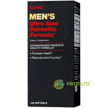 Formula Avansata Pentru Sanatatea Prostatei, Men’s Ultra Saw Palmetto Formula 120 Capsule - GNC, GNC