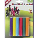 Plastilina 6 culori/set, Ecada, ECADA