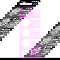 Set 5 baterii Toshiba, CR2032, 3 V, Toshiba