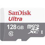 Card de Memorie Sandisk MicroSDXC, 128GB, Adaptor SD, Class 10, SanDisk