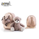 Ghiozdan gradinita, Baby Animals, Brown Bear, 23x8x28cm, S-Cool, S-cool