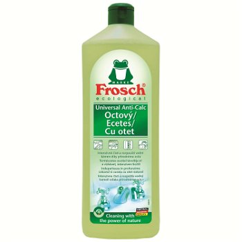 Detergent anticalcar Frosch Ecologic pe baza de otet 1L Detergent anticalcar Frosch Ecologic pe baza de otet 1L