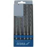 Burghiu pentru gaurire cu percutie set 5 bucati, Dedra