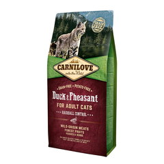 Hrana uscata pentru pisici Carnilove Hairball Control cu rata  fazan 6 kg, CARNILOVE