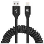 Cablu Tellur incarcare-sincronizare, USB to tip Lightning, 3A, 1.8m, Negru