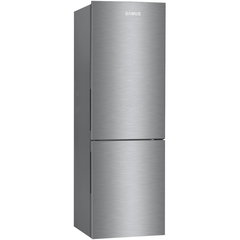 Samus Combina frigorifica Samus SCX396NFE, 293L, Clasa E, H 185 cm, Inox, Samus