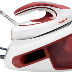 Statie de calcat Tefal Express Anti-Calc SV8030E0 , 2800 W, 6.2 bari, jet de abur 410g/min, abur variabil 0-120g/min, talpa Durilium AirGlide, rezervor apa 1.8 L, oprire automata, rosu Statie de calcat Tefal Express Anti-Calc SV8030E0 , 2800 W, 6.2 bari, jet de abur 410g/min, abur variabil 0-120g/min, talpa Durilium AirGlide, rezervor apa 1.8 L, oprire automata, rosu
