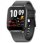 PROMO Smartwatch iSEN EP03 Negru, 1.83 IPS HD, ECG, Ritm cardiac, Presiune sanguina, Glicemie, Oxigen, Monitorizare somn, Bt v5.1, IP67, 185mAh, iSEN