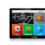 Gps auto/camion navigatie techstar® 7 inch cu touchscreen premium 8gb windows ce 128 ram