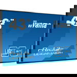 IIYAMA Monitor IPS LED Iiyama ProLite 43 LE4341S-B1, Full HD (1920 x 1080), VGA, HDMI, Negru, IIYAMA