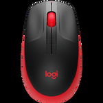 LOGITECH M190 Full-size wireless mouse - RED - 2.4GHZ - EMEA - M190