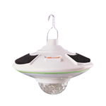 Lampa solara cu LED alb rece si glob rotativ disco 21 cm HB5509, GAVE