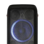 Boxa Portabila Wireless karaoke Vivax BS-800, 80W, Bluetooth v.5.0, FM, USB, redare 12 h, functie TWS, microfon, telecomanda, iluminare LED (Negru)