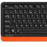 Kit Tastatura si mouse wireless A4Tech Fstyler (Negru/Portocaliu), A4Tech