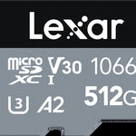 Lexar microSDXC SILVER 1066x UHS-I/U3/A2 R160/W120 (V30) 512GB, LEXAR