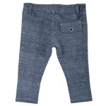 Pantalon lung copii Chicco, bleumarin cu model, 24923