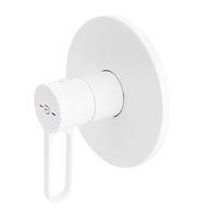 Baterie dus incastrata FDesign Zaffiro, corp incastrat inclus, alb mat, FDesign