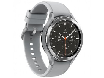 Samsung SM-R895FZSAEUE Galaxy Watch 4 Classic LTE eSIM (46mm) silberne Smartwatch