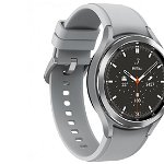 Ceas inteligent Samsung Galaxy Watch 4 Classic din oțel inoxidabil 46 mm LTE gri (SM-R895FZSAEUE)