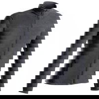 Polar cu fermoar Drumeție la munte MH100 Negru Bărbați, QUECHUA