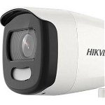 Camera supraveghere exterior, ColorVu, 5 MP, lentila 2.8 mm, Hikvision, DS-2CE10HFT-F28, Hikvision