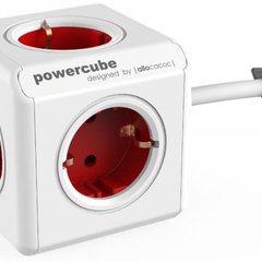 Priza Allocacoc Power Cube Extended Red