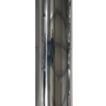 Element Tub inaltime 1 metru compatibil doar cu elemente de cos inox Fornello, dublu perete inox-inox, izolatie din vata bazaltica 40 mm, diametru interior 200 mm, pentru centrale pe lemn, carbune si peleti, Fornello