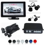 Senzori parcare cu camera video si display LCD de 4.3" T24 Rosu, Xenon Bright