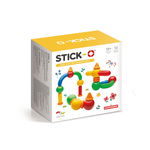 Clicstoys - Set de constructie Magnetic Basic , Stick-O , 10 piese, Clicstoys