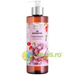Sampon si Gel de Dus cu Parfum Natural de Trandafir si Extract de Bujor Flower Romance 400ml, BIOBAZA