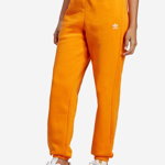 adidas Originals pantaloni de trening din bumbac culoarea portocaliu, uni IK7689-POMARANCZ, adidas Originals