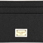 Dolce & Gabbana Leather Card Holder BLACK, Dolce & Gabbana