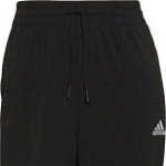 Pantaloni de sport pentru femei Essentials cu 3 dungi din jerseu simplu, negri S. XL (GR9604), Adidas