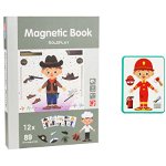 Jucarie Carte Magnetica Joc Educativ STEM Role Play - Meserii, OEM