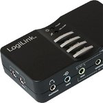 Placa de sunet externa Logilink Sound Box UA0099, interfata USB, 7.1 canale