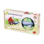 Puzzle magnetic Gradina, 9 piese, 