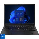 Ultrabook Lenovo 14 ThinkPad X1 Carbon Gen10 WQUXGA IPS Intel Core i7-1260P 32GB DDR5 1TB SSD Intel Iris Xe 5G Win 11 Pro Black Weave